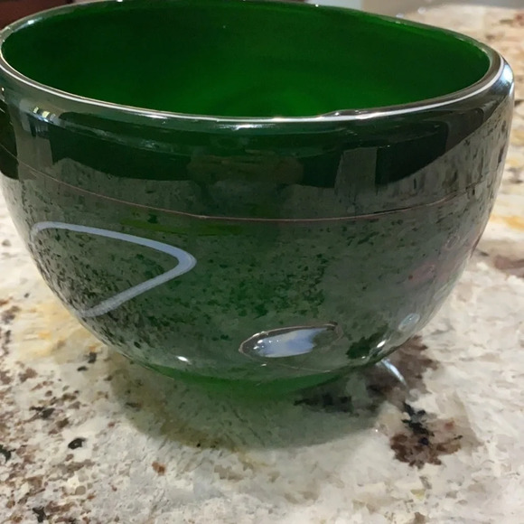 Vintage SDS SEAPOOT GROUP DESIGN Exquisite Green Decorative Art Bowl - Picture 8 of 8